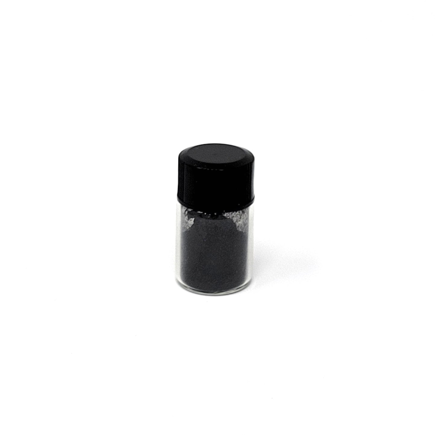 This is a vial of Temporary Tattooth Black Shimmer Colorant.  This is a form of temporary tooth tattoo.