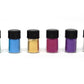 A row of Temporary Tattooth Colorants that can be used to temporarily add color to teeth.  These can be used in conjunction with tooth tattoos.  Colorants can also be removed at anytime.
